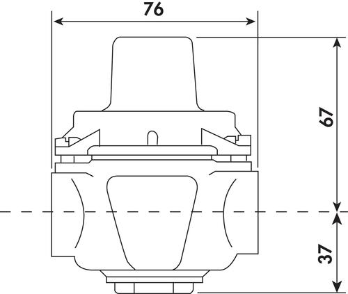 Réducteur de pression à membrane desbordes gamme 11 double femelle 20/27 -  socla 139-20