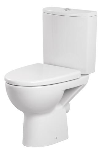 Pack WC au sol sans bride forme D - Double commande 3/5 L - Abattant  déclipsable - Robinetterie & Sanitaire - Rolf - Ayor
