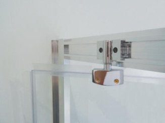 Paroi de douche accès d'angle coulissant ENLOK 80cm - ELMER