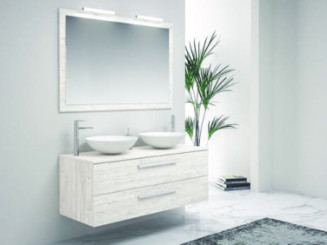 Meuble NUDEA 2.0 à suspendre 120cm nordic - BATHROOM THERAPY