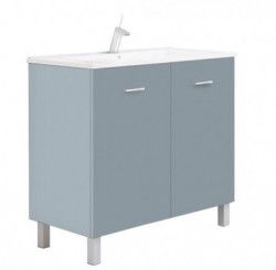 Caisson sur pieds bleu bleuet NEW YORK 70cm - BATHROOM THERAPY