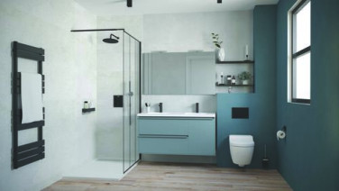 Caisson BOSTON bleu bleuet 120cm - BATHROOM THERAPY