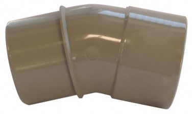 Coude PVC 20° mâle femelle ø50