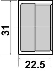 Bouchon hexagonal F20/27 - GEBOG316