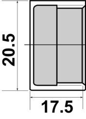 Bouchon hexagonal F12/17 - GEBOG316