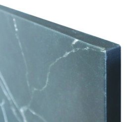 Receveur de douche résine de synthèse RECEA marbre noir 70x100 - ELMER