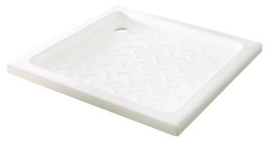 Receveur de douche céramique RIME 80X80cm hauteur 6,5mm - ELMER