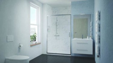 Paroi de douche porte pivotante ENLOK 120 cm - ELMER