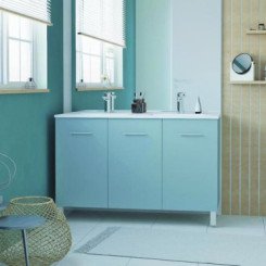 Caisson sur pieds bleu bleuet NEW YORK 120cm - BATHROOM THERAPY