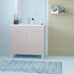 Caisson sur pieds rose poudré NEW YORK 80cm - BATHROOM THERAPY