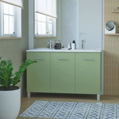 Caisson sur pieds vert menthe NEW YORK 120cm - BATHROOM THERAPY