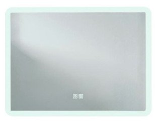 Miroir LED Athènes 80X60cm contours givrés - ELMER