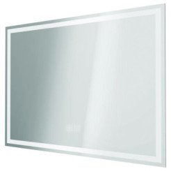 Miroir LED Lausane 80X60cm contours sablés - ELMER