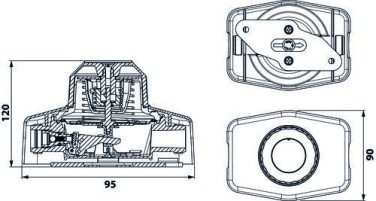 Détendeur déclencheur de sécurité pour gaz butane - Débit 1,3 kg/h