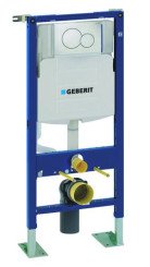 Bâti-support WC autoportant Duofix + plaque Sigma01 - GEBERIT