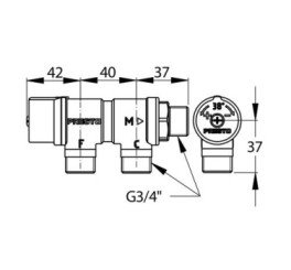 Régulateur thermostatique de sécurité 20/27 - PRESTO