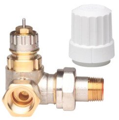 Corps de robinet thermostatique angle à gauche ra-in 12/17 - DANFOSS