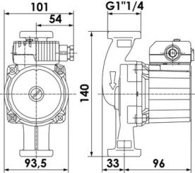 Circulateur Star Z 20/5-3 158mm - WILO