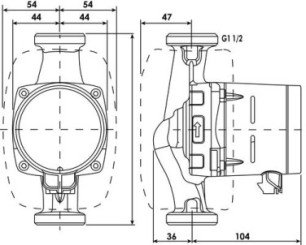 Circulateur à vitesse variable Alpha 2 25-60