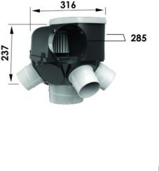 Kit VMC simple flux autoréglable AUTOCOSY - ATLANTIC