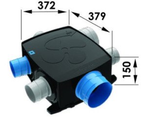 Kit VMC simple flux autoréglable intelligente AUTOCOSY IH FLEX - ATLANTIC