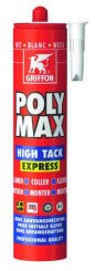 Colle de construction Poly Max High Tack Express Blanc - GRIFFON