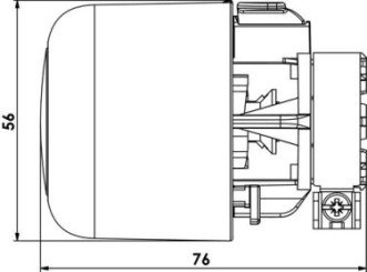 Tête thermostatique incorporée Aero® RA VT0,2 - DANFOSS