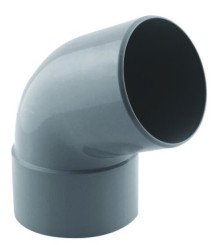 Coude PVC 67.30° mâle femelle ø80