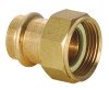 Raccord demi union femelle bronze à sertir EAU ø35-40/49