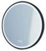 Miroir LED Alexandrie ø80 avec contour noir - ELMER