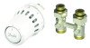 Kit react robinet thermostatique en H droit 15/21 - DANFOSS