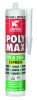 Colle et mastic Poly Max Fix&Seal express Crystal clear - GRIFFON