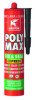 Colle et mastic Poly Max Fix&Seal express Noir - GRIFFON