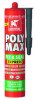 Colle et mastic Poly Max Fix&Seal express Anthracite - GRIFFON